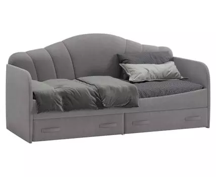 Тахта Сабрина (96, 206, 90х200 см, Мягкие, Серый, 100)