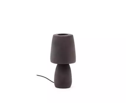 Tandy Настольная лампа из терракоты в коричневом цвете
