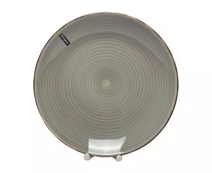 Тарелка Аэрограф Светлый Графит (27, Серый, 27)