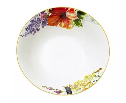 Тарелка Акварельный букет