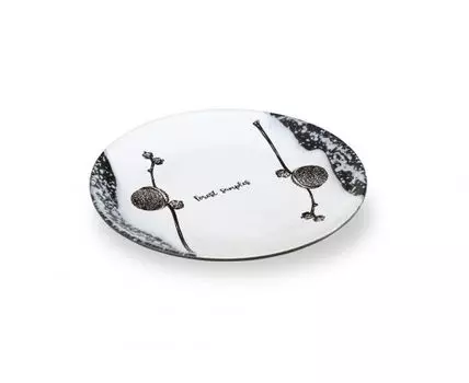 Тарелка десертная Forest Samples (Черный, 20)