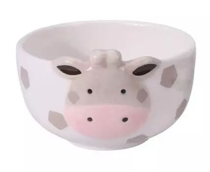 Тарелка глубокая Funny Animals (Розовый, 12,5)