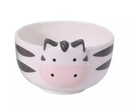 Тарелка глубокая Funny Animals (Розовый, 12,5)