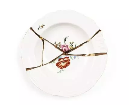 Тарелка глубокая Kintsugi
