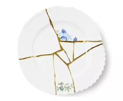 Тарелка Kintsugi