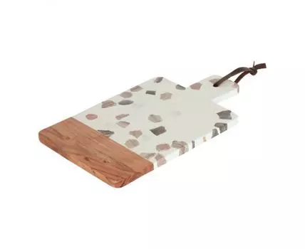 Temira Сервировочная доска из терраццо и дерева