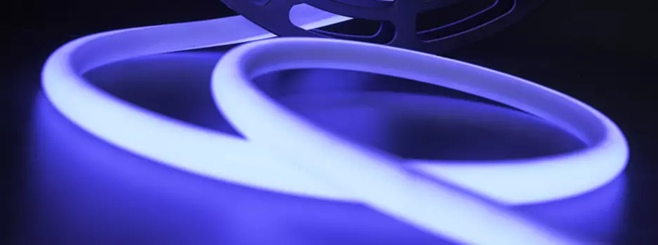 Термолента светодиодная SWG синий IP68 NE8180-24-12-B-68