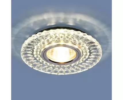 Точечный светодиодный светильник 2197 MR16 CL/SL прозрачный/серебро