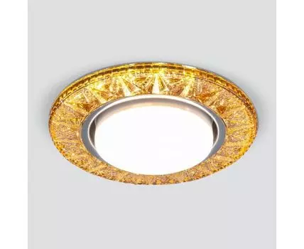 Точечный светодиодный светильник 3022 GX53 GD золото