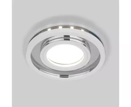 Точечный светодиодный светильник 7021 MR16 SL/WH зеркальный/белый