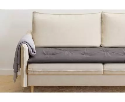 Топпер для дивана Оскар S Velvet Grey