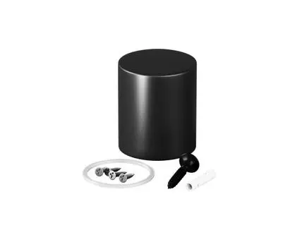 Торцевая металлическая заглушка Nemo черный Maytoni