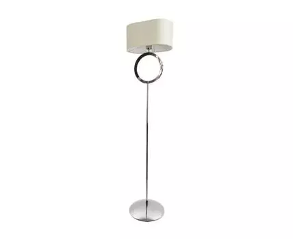 Торшер CONTRALTO (хром, белый, 30)
