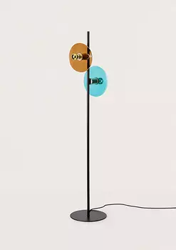 Торшер Ohlala 2L черный со стеклянными дисками 1223 25 см