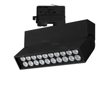 Трековый светильник Arlight трехфазный LGD-LOFT-TRACK-4TR-S170-20W Warm3000 (BK, 24 deg)