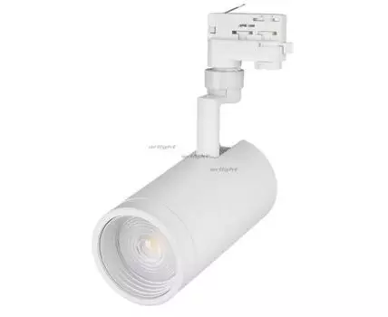 Трековый светильник Arlight трехфазный LGD-ZEUS-4TR-R100-30W Day (WH, 20-60 deg)
