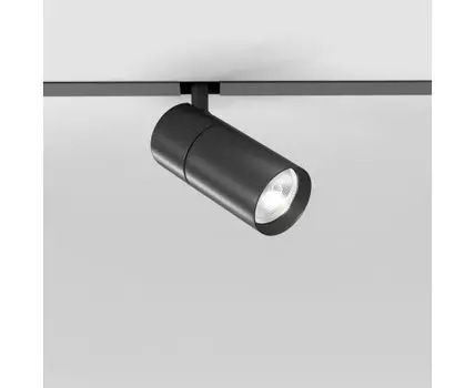 Трековый светильник Slim Magnetic R01 6W 4200K черный 85011/01