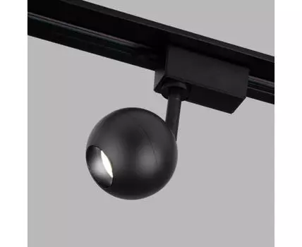 Трековый светодиодный светильник для однофазного шинопровода Ball Черный 8W 4200K LTB76