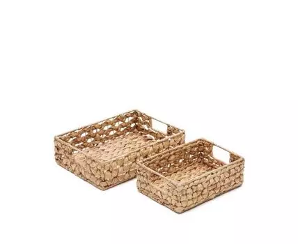 Tressa Набор из 2 коробок из натуральных волокон 27 х 20 см / 36 х 27 см