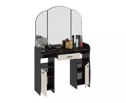 Туалетный столик София 2 (162, 33, Трельяжи, Темное-светлое дерево, 106.7)