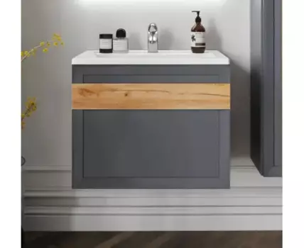 Тумба БЕРЛИН 70 Оникс серый (д/р Mario 70)