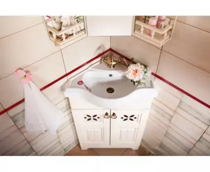 Тумба без раковины угловая КАНТРИ (д/рак. Классик угловая)