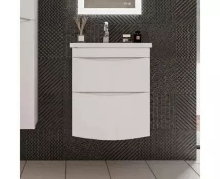 Тумба без раковины ВЕГА 60 с двумя ящиками (д/рак. Комо 60)