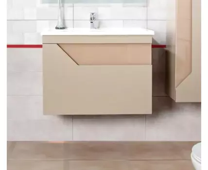 Тумба Брайтон 80 Глиняный Серый (д/р Mario 80, Комо 80)