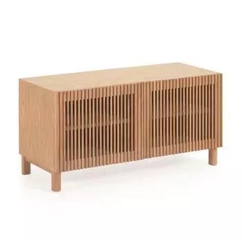 Тумба для обуви Beyla из массива дуба с дубовым шпоном 98,5 см