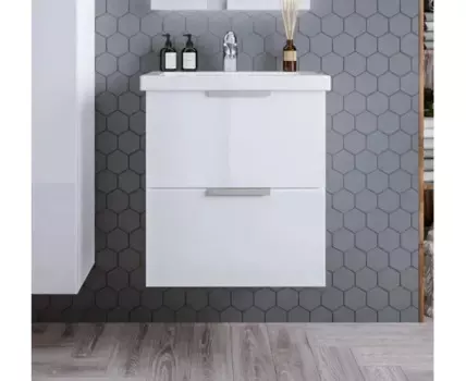 Тумба Хелена 60 Высокий белый глянец