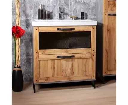 Тумба ЛОФТ 70 метрополитен грей (д/рак. Фостер 70)