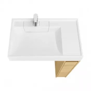 Тумба Лондри 20, Дуб Сантана, раковина Рейн 80