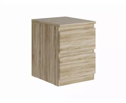 Тумба МАЛЬТА с двумя выдвижными ящиками, цвет Дуб Сонома