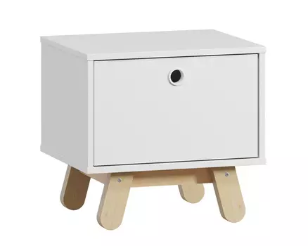 Тумба прикроватная Анджи White