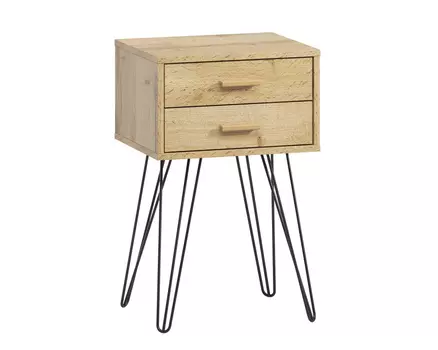Тумба прикроватная Ивейн-6 Iron Double Wood Simple