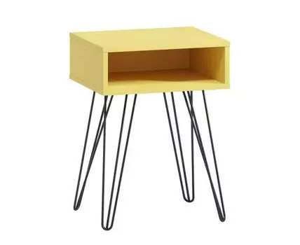 Тумба прикроватная Ивейн Iron Open Mustard