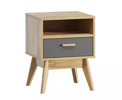 Тумба прикроватная Нордик Wood Grey