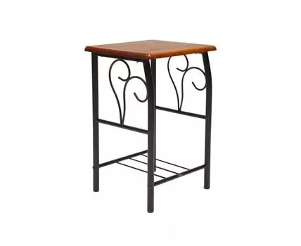 Тумба прикроватная PICCOLO (черный, коричневый, 40)