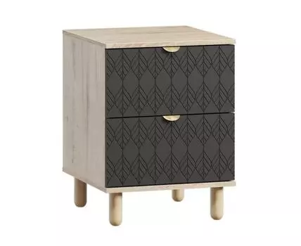 Тумба прикроватная Теджонс Leaf Grey