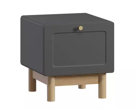 Тумба прикроватная Виклу-1 Grafit Oak