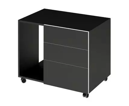 Тумба с ящиками Родриго (59, 59, Черно-белый, 74)