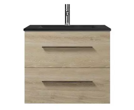 Тумба с раковиной Creto Ares Davos 60 black