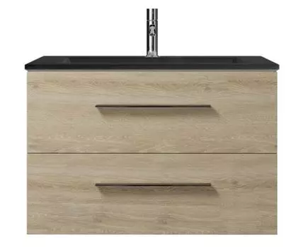 Тумба с раковиной Creto Ares Davos 80 black