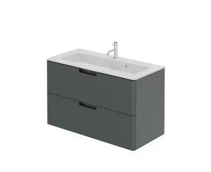 Тумба с раковиной Creto Bravo Gray 100 см