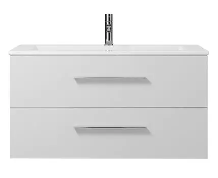 Тумба с раковиной подвесная Creto Ares 100 белый