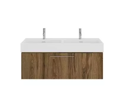 Тумба с раковиной подвесная Creto Milano 120 Charleston две чаши