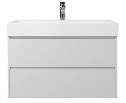 Тумба с раковиной подвесная Creto Scala 80 белая