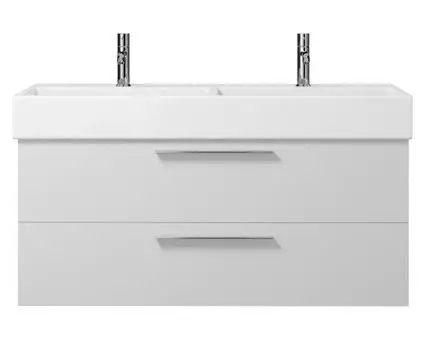 Тумба с раковиной подвесная Creto Tivoli 120 две чаши