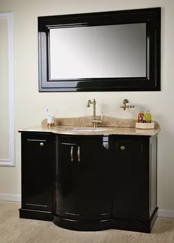 Тумба с раковиной Timo Anni 130 M-R черный