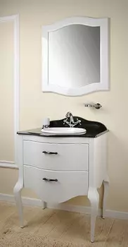 Тумба с раковиной Timo Ellen 70 M-V белый